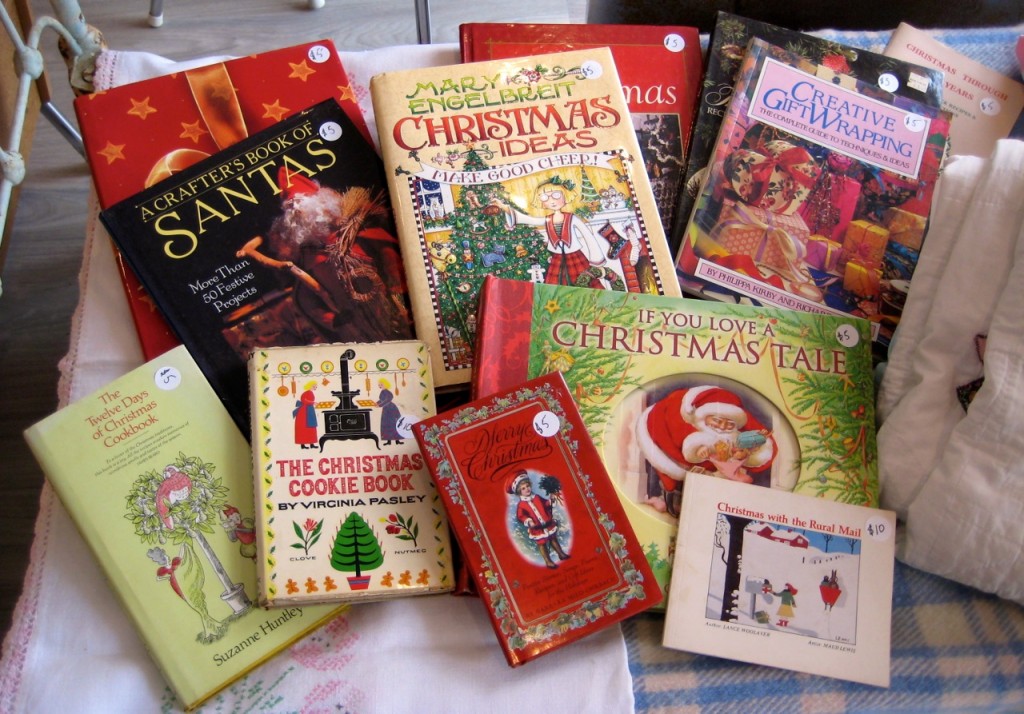 Christmas Craft and cookbooks.